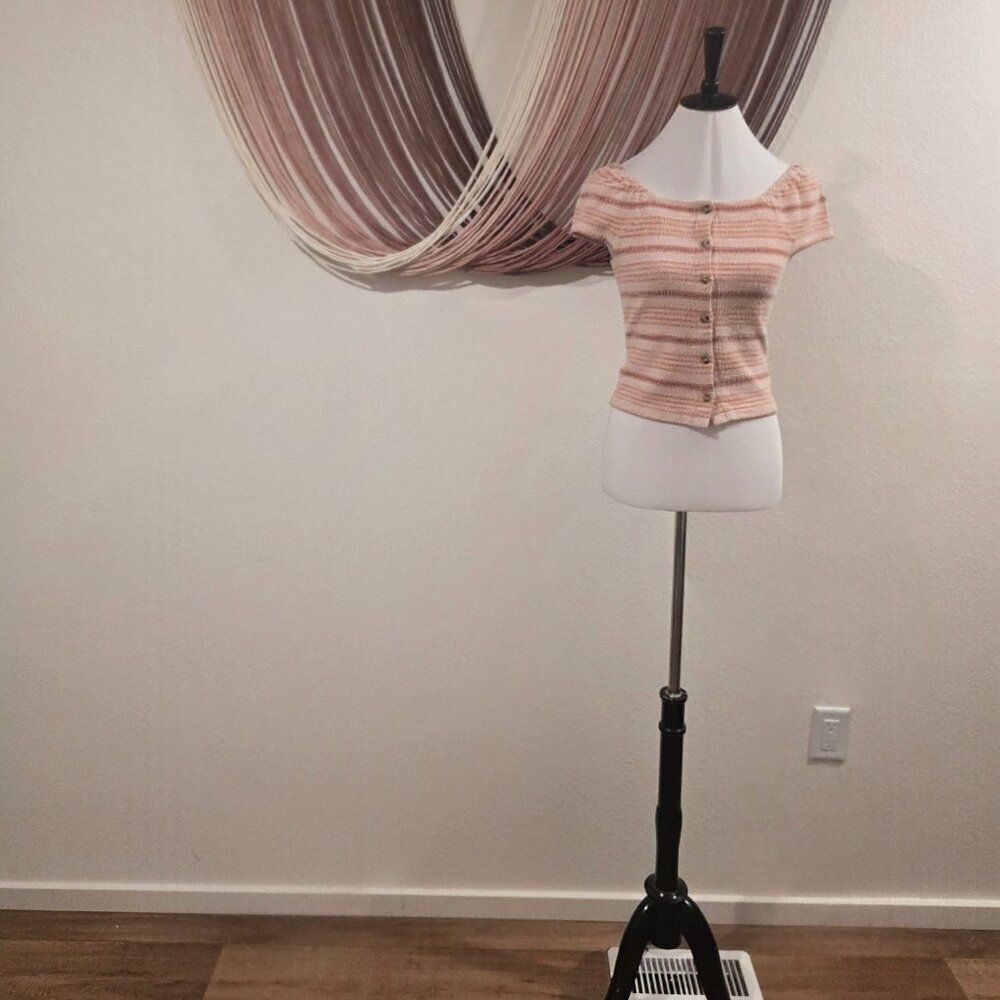 Madewell-Texture and Thread Cropped Blouse Sz XS
